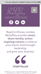 Mobile Screenshot of lindseymccaffrey.com